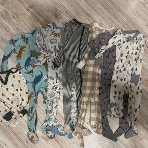 Carter's Multicolor Baby Sleepers with Fun Prints
